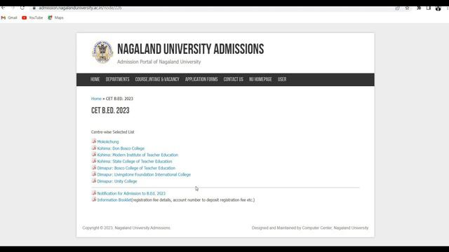 Download Admit Card | CET B.Ed (Nagaland): 2023 | Nagaland University | Part III смотреть онлайн