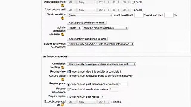 Moodle - Activity locking смотреть онлайн
