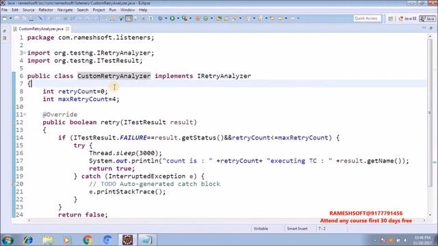 RAMESHSOFT : How to re-run failed test cases Approach-4 in selenium WebDriver||Selenium in realtime смотреть онлайн