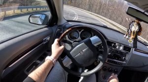 ТЕСТ ДРАЙВ 15 ЛЕТНЕГО КРАЙСЛЕР СЕБРИНГ(2.0 ЦРД 140л.с.)ОБЗОР//ДИЗАЙН//ВОЖДЕНИЕ ОТ ПЕРВОГО ЛИЦА