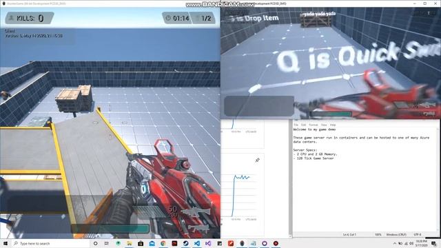 UE4 -128 Tick - Azure Docker Containerized Server - Client Demo смотреть онлайн