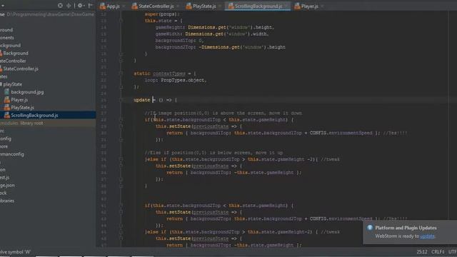 Scrolling background in react native смотреть онлайн