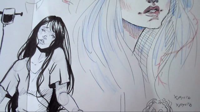 ОБЗОР СКЕТЧБУКА Долгожданный за февраль, март и апрель 2017 (Sketchbook Tour 2017 ) Антонина Flimp смотреть онлайн