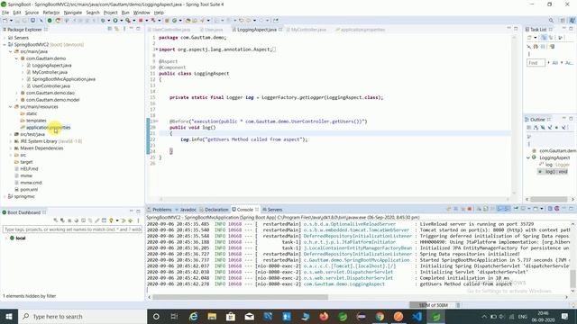 logger in Spring Boot смотреть онлайн