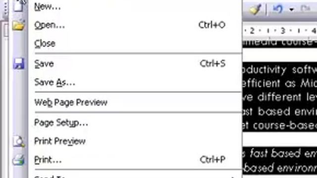 Microsoft Office Word 2003 Select page orientation смотреть онлайн