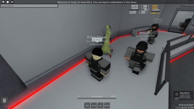 Roblox Area 02 | Chilling and Site Command gameplay смотреть онлайн