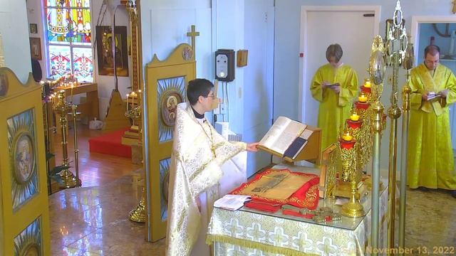 Неделя 22-я по Пятидесятнице. Литургия. | 22nd Sunday after Pentecost. Liturgy. смотреть онлайн