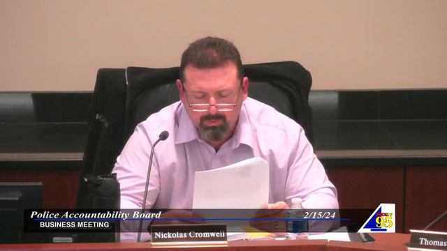 2/15/24 Police Accountability Board смотреть онлайн