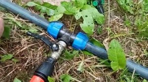 Выход на капельный полив из ПНД трубы 25 или 32 дюйма. Полив33.рф