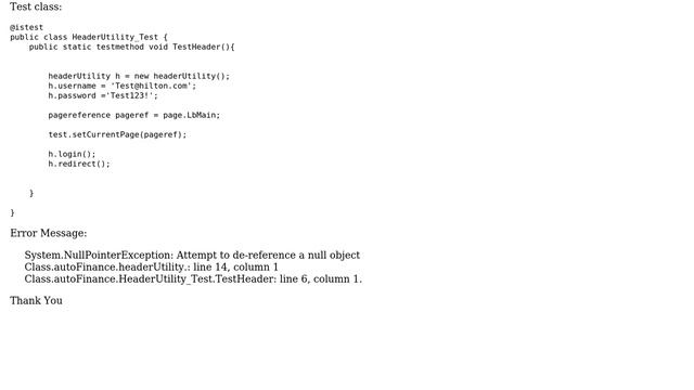 Salesforce: Facing Attempt to de reference null object in test class code coverage смотреть онлайн