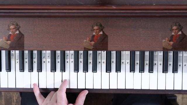 How to Play : Fur Elise | Ludwig Van Beethoven | Für Elise | Easy Piano Lesson | Classical смотреть онлайн