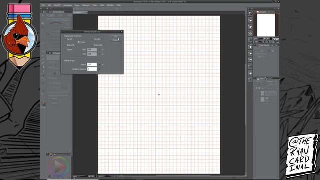 Clip Studio paint Quick Tip: Finding the center of your canvas. смотреть онлайн