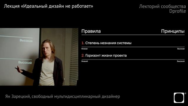 Идеальный дизайн не работает. Ян Зарецкий, мультидисциплинарный дизайнер смотреть онлайн