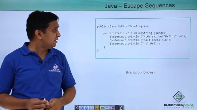Java - Escape Sequence смотреть онлайн