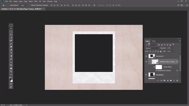 How to Make a Polaroid Template in Photoshop смотреть онлайн