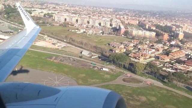 Rayanair Flight Take off from Rome Ciampino Airport(CIA). Amazing View смотреть онлайн