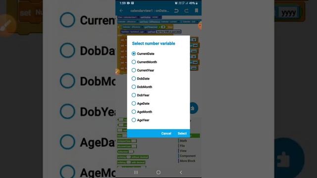 How to create Age Calculator with Date Picker App in Sketchware смотреть онлайн