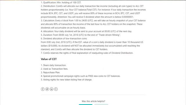 Обзор биржи CoinEx и токен  CET | Программа Trade-driven Mining