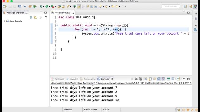 Java made Simple: Enhanced For Loop Tutorial смотреть онлайн