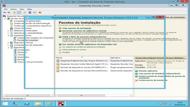 Kaspersky Security Center 10 - Primeira Instalacao kes10 pt br смотреть онлайн
