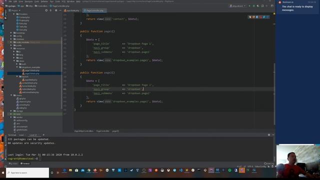 Laravel Views and Bootstrap navbar смотреть онлайн