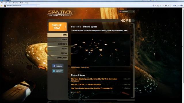 Star Trek Infinite Space Browser mmo. смотреть онлайн