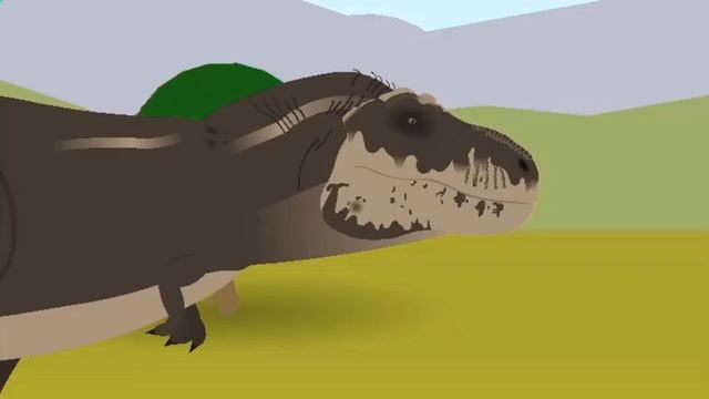 Prehistoric Planet T-rex and Speckles The Tarbosaurus Test in stick nodes смотреть онлайн