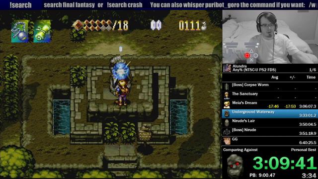 Alundra Any% (NTSC-U PS2 FDS) in 6h8m27s смотреть онлайн
