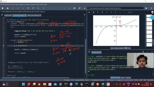 1.3 Code example - 2 : Calculus using Python for Data Science смотреть онлайн