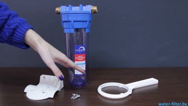 Обзор магистрального фильтра Гейзер 1П (прозрачный корпус) смотреть онлайн