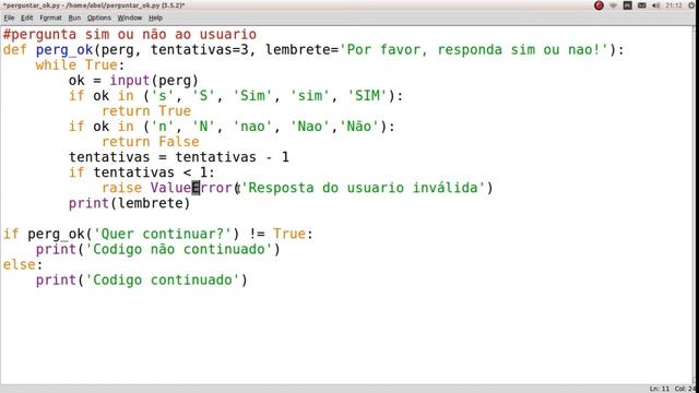 4.7.1 in e raise - Funções (parte 3 ) - Tutorial python 3 em Portugues смотреть онлайн