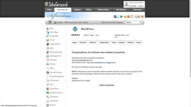 Wordpress tutorial: Install WordPress on Siteground Hosting смотреть онлайн