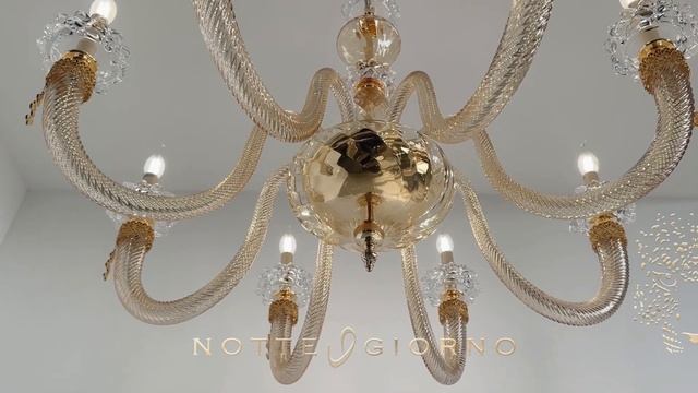 подвесная люстра DANIELE от итальянского бренда Notte Giorno смотреть онлайн