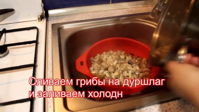 Серая Рядовка. Мариновка грибов на зиму. Первые осенние грибы в этом году. смотреть онлайн