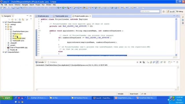 Chain of Responsibility Design pattern - Implementation(Only one Receiver Handle the Request) смотреть онлайн