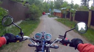 Мопед Stingray маленький ли он. Посадка с ростом 184. Мотовлог. Правда про Мопед