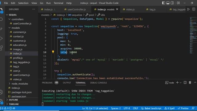 #28 - Connection Pool | Node with Sequelize in Hindi | Node js with Sequelize ORM | Sequelize ORM смотреть онлайн