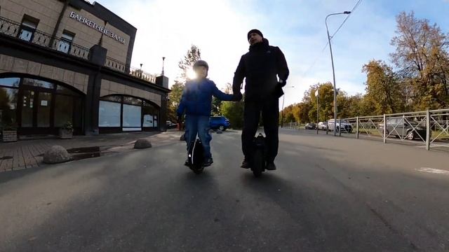 Моноколесо с прицепом! смотреть онлайн