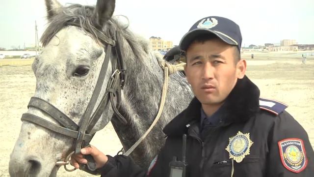 В Актау к патрулированию набережной приступил кавалерийский взвод смотреть онлайн