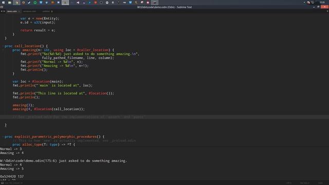 Compiler Demo - Default and Named Arguments; Explicit Parametric Polymorphism смотреть онлайн