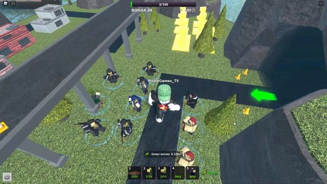 Только АВТОМАТЫ против ЗОМБИ в Roblox Tower Defense Simulator смотреть онлайн