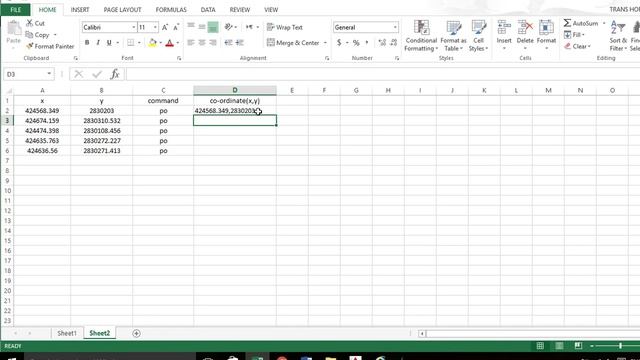 How to export coordinates from excel into Autocad 2016 смотреть онлайн