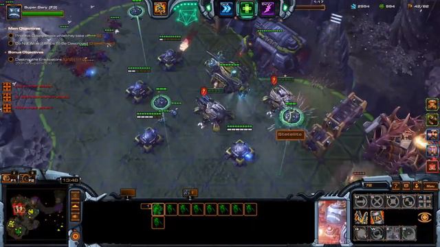 Starcraft II co-op mutation 'Fire in the hole' - Support & vision for fast Arcturus смотреть онлайн