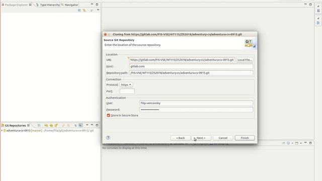 Tutorial 4IT115: Import git projektu do Eclipsu смотреть онлайн