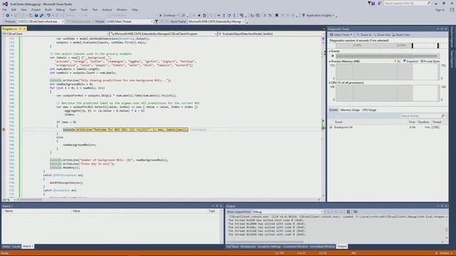 CNTK 2.0 C# - Fast RCNN code in debug mode смотреть онлайн