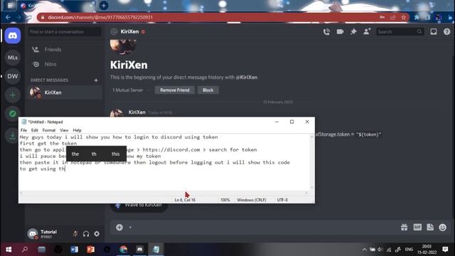 How to login to discord using token. смотреть онлайн