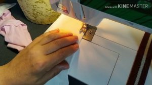 DIY. Как шить(строчить) двойной иглой на швейной машинке. Швейный лайфхак