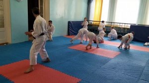 Удары ногами. Уширо-гери. Семинар по каратэ - 6.