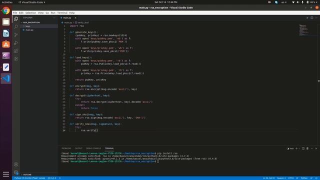 RSA Encryption In Python смотреть онлайн