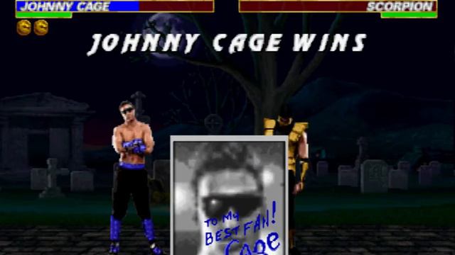 Mortal Kombat Trilogy PS - Johnny Cage all finishers смотреть онлайн